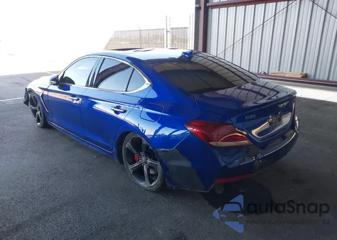 2019 Genesis G70 3.3T Advanced из США, поврежденный, VIN KMTG34LE5KU025171